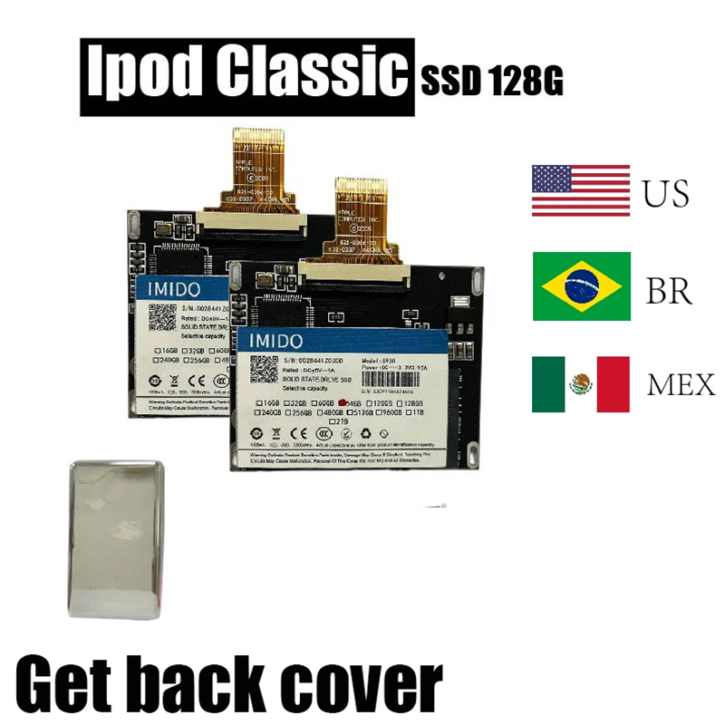 External Nvme Ssd - Ipod Classic/Video-Upgrade-Kit SSD 128 GB inklusive