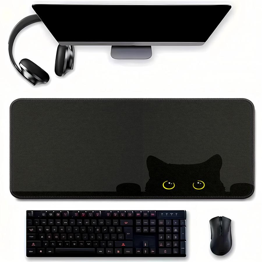 Yellow Laptop Accessories - Mauspad, Computer-Laptop-Pad, Spielkonsolen-Pad, Tastatur-Mauspad, Büro-Pad, Schreibtischzubehör,