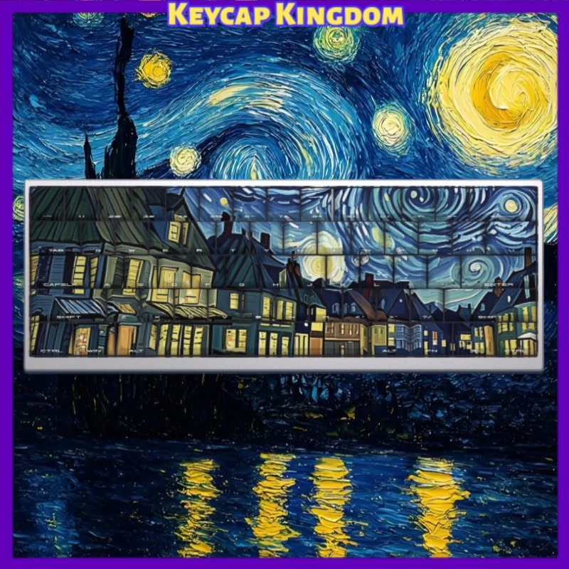 Laptop Accessories For Gaming - Van Gogh Sternenhimmel-Thema Tastenkappen für Mechanische