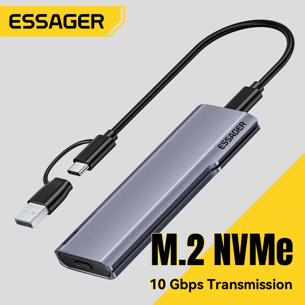 External Nvme Ssd - Essager M.2 NVMe SSD-Gehäuseadapter 10 Gbit/s