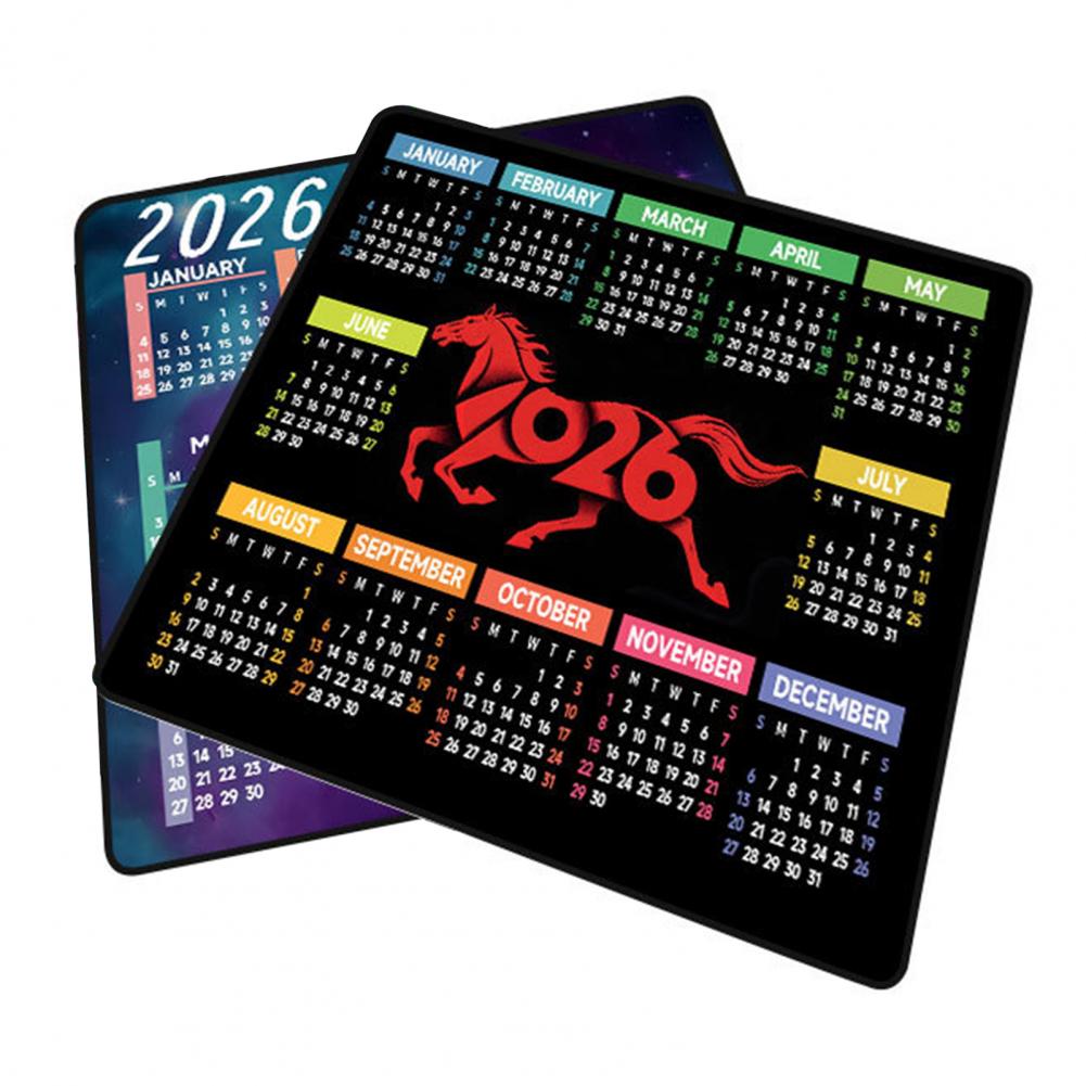 Laptop Accessories For Gaming - 2026-Kalender-Mauspad, wasserdicht, für Zuhause, Büro, Gaming,