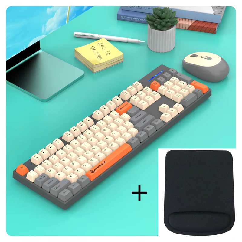 Laptop Accessories Combo Set - Shipadoo Kabelloses Gaming-Tastatur- und Maus-Set mit