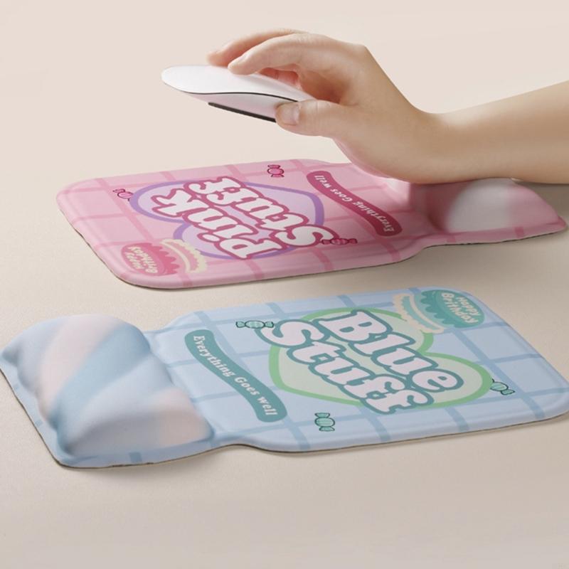 Laptop Accessories For Wrist Support - Handgelenkauflage, weiches Silikon-Mauspad, Handgelenkstützkissen, ergonomisches Computer-Mauspad