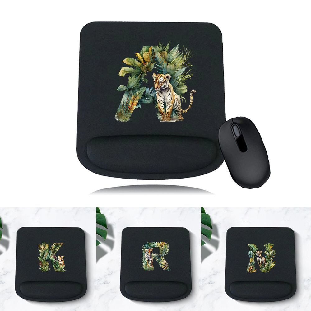 Laptop Accessories For Wrist Support - Mauspad, Bürozubehör, PC-Laptop-Computer-Pads, Jungle Tiger Letter