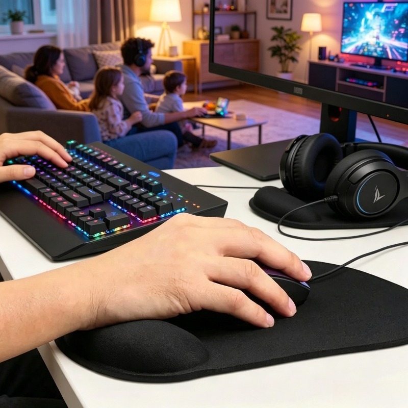 Laptop Accessories For Wrist Support - Rutschfeste Ergonomische Handgelenkauflage Mauspad Komfortable Weiche