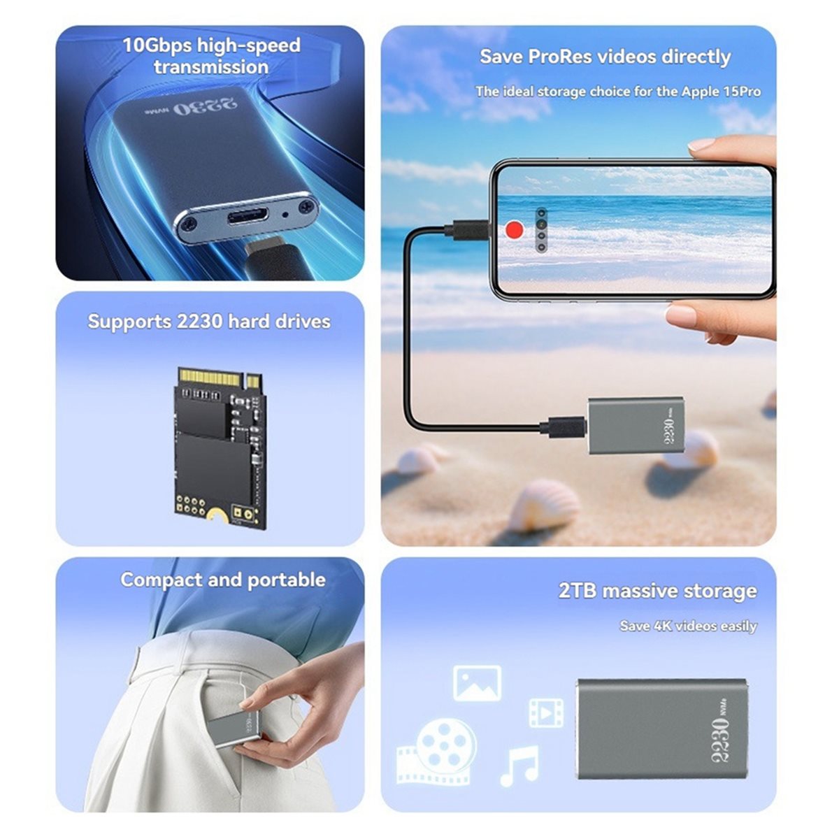 A40I M.2 NVMe SSD-Gehäuse - Al – External Nvme Ssd Bewertung und Preis