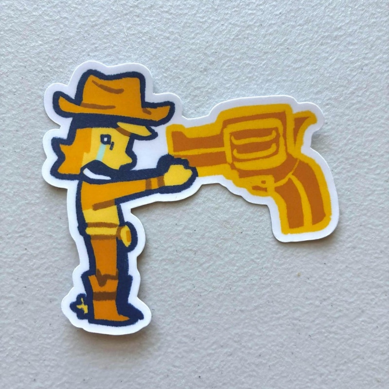 Deltarune Lustige Meme-Aufkleb – Yellow Laptop Accessories Bewertung und Preis