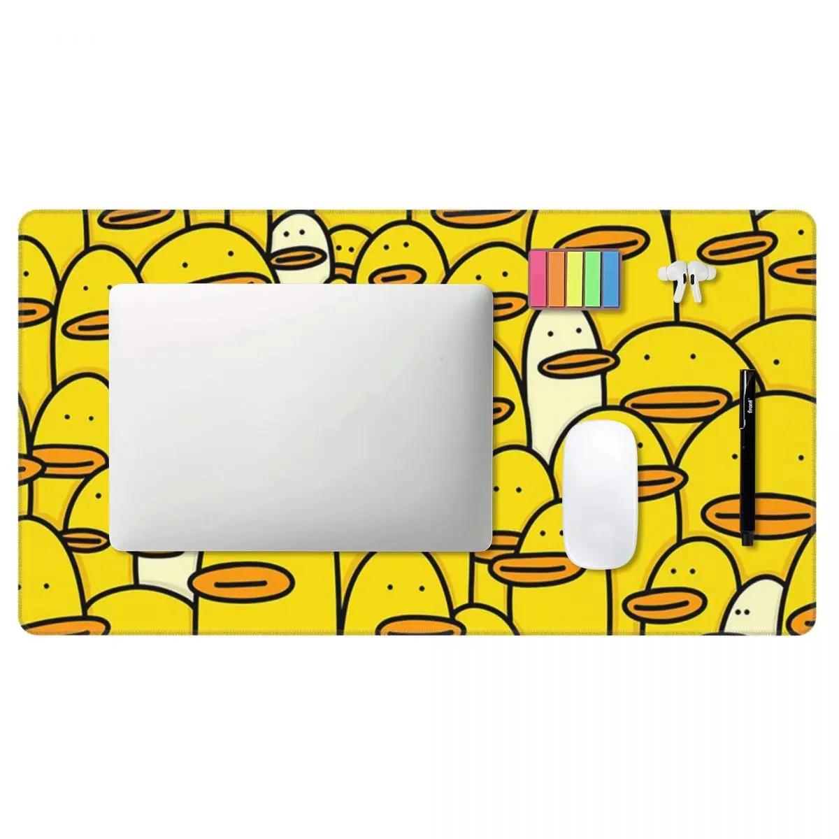 Großes Mauspad mit Cartoon-Mot – Yellow Laptop Accessories Bewertung und Preis