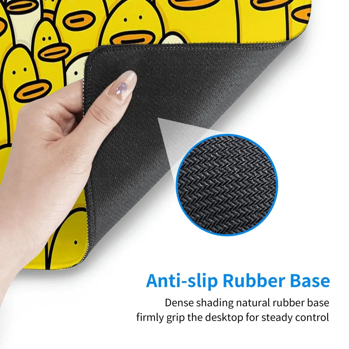 Großes Mauspad mit Cartoon-Mot – Yellow Laptop Accessories Bewertung und Preis