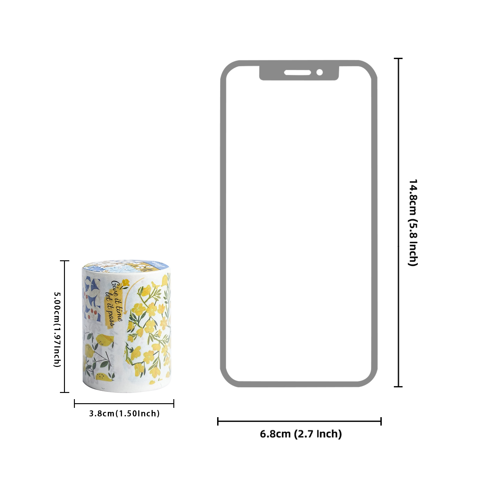Etori Life Washi-Klebeband mit – Yellow Laptop Accessories Bewertung und Preis