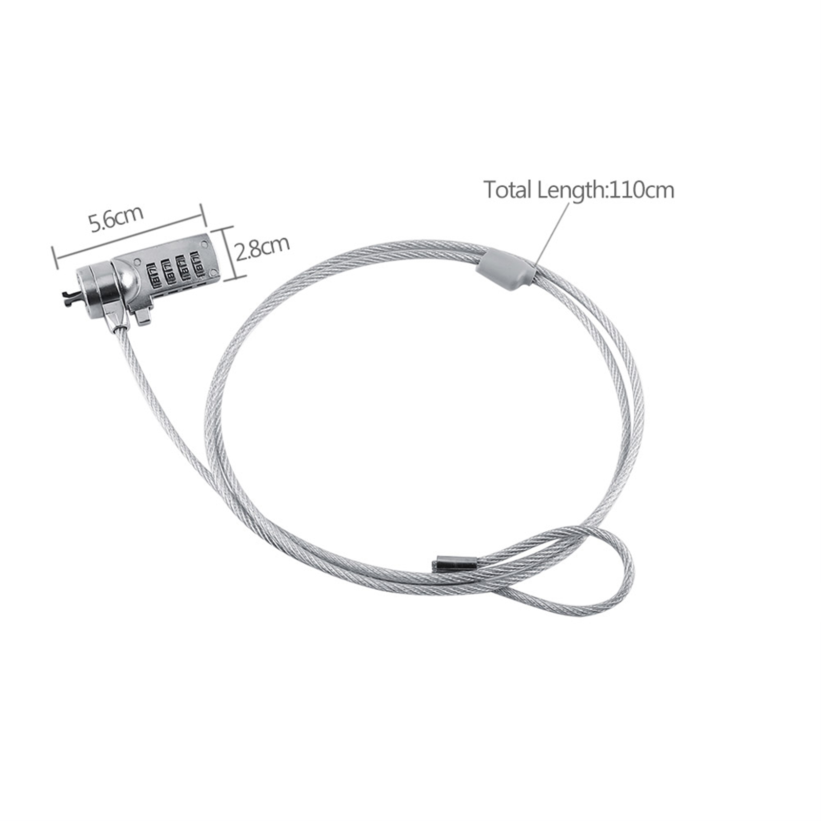 Laptop-Diebstahl-Abschreckung, – Laptop Lock Cable Bewertung und Preis