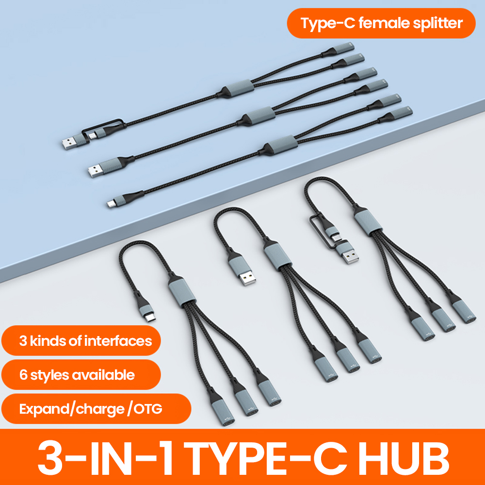 3-in-1 Typ C Hub USB Hub USB C – Laptop Lock Cable Bewertung und Preis
