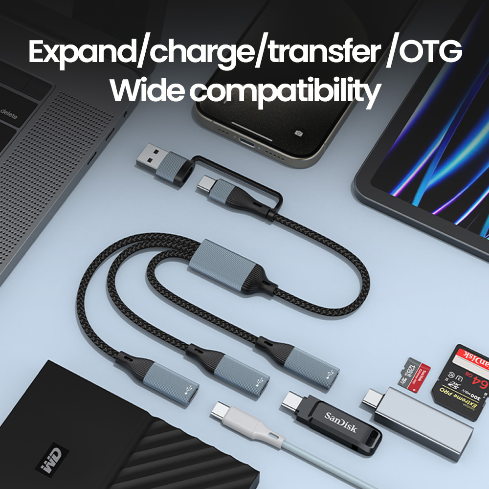 3-in-1 Typ C Hub USB Hub USB C – Laptop Lock Cable Bewertung und Preis