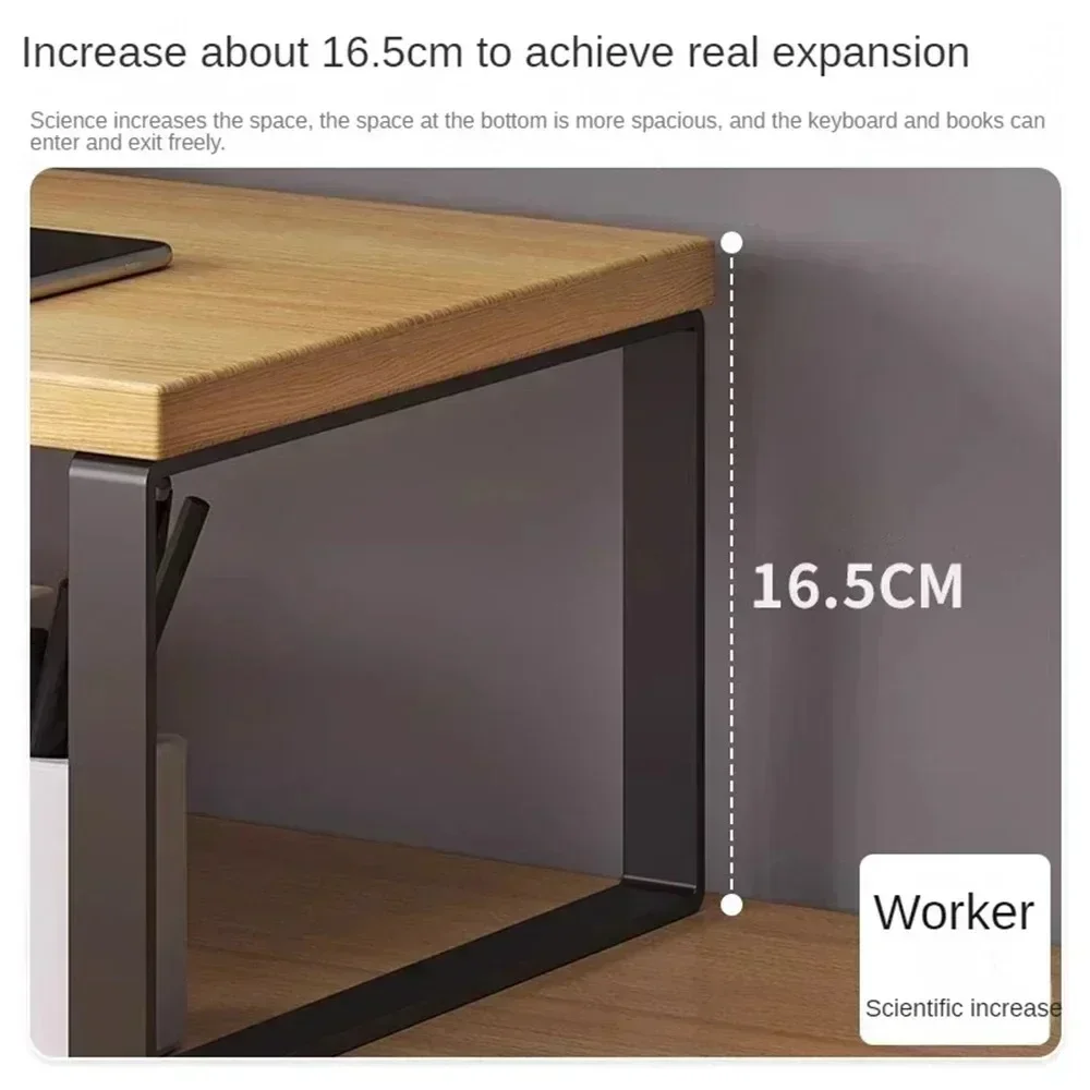 Monitor Erhöhtes Regal Desktop – Yellow Laptop Accessories Bewertung und Preis
