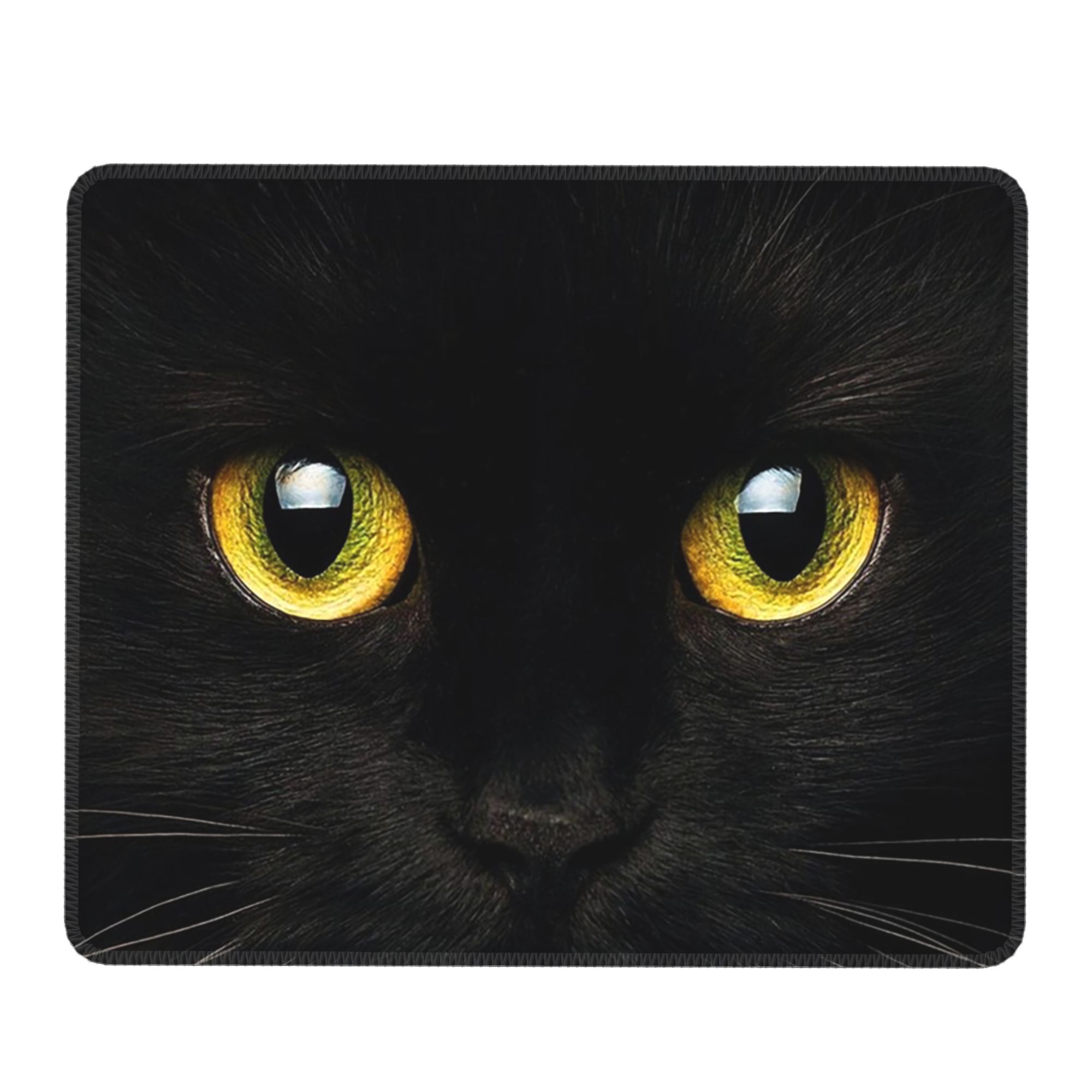 Mauspad mit schwarzem Katzenge – Yellow Laptop Accessories Bewertung und Preis