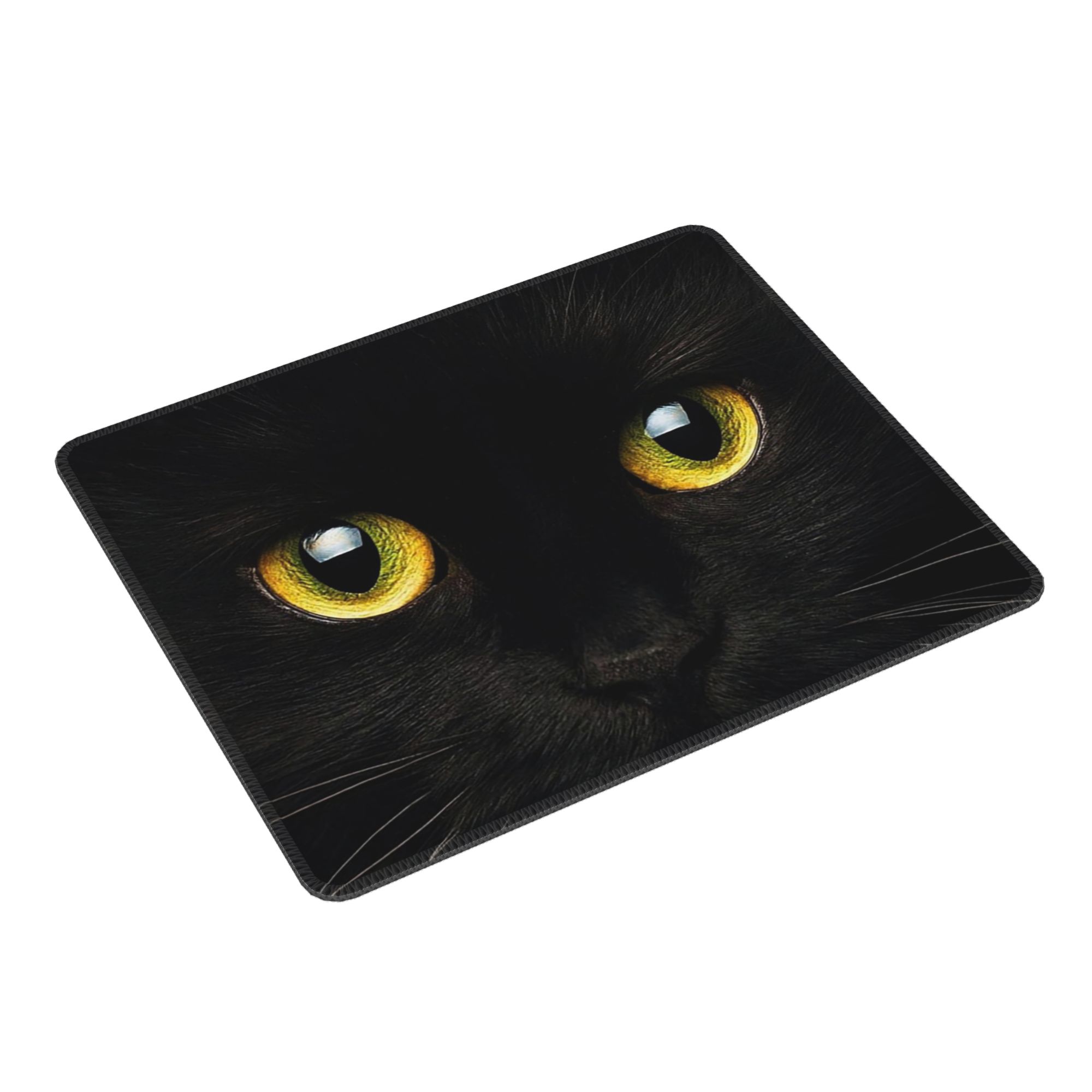 Mauspad mit schwarzem Katzenge – Yellow Laptop Accessories Bewertung und Preis