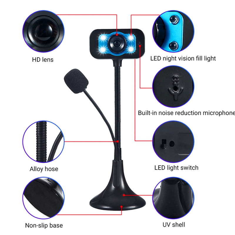 Neue Web kamera USB High Defin – Laptop Accessories Youtube Bewertung und Preis