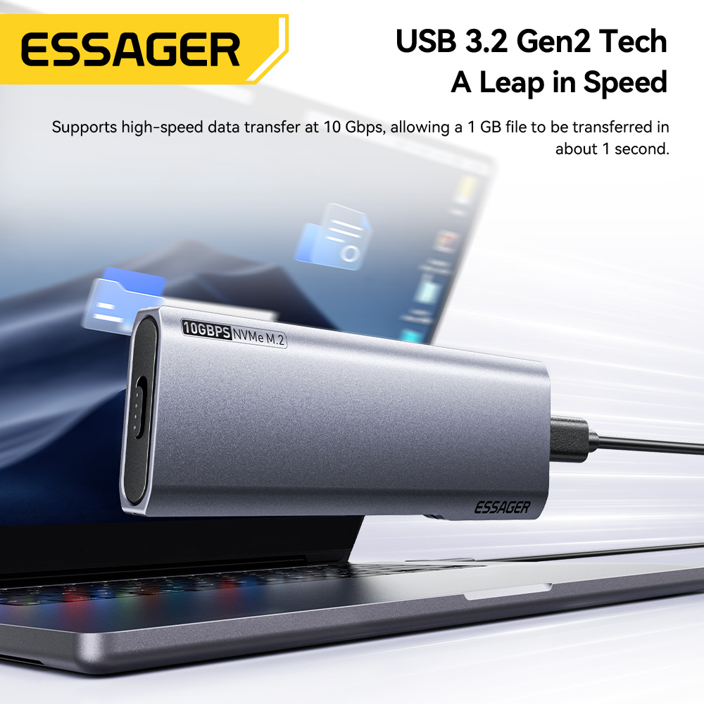 Essager M.2 NVMe SSD-Gehäusead – External Nvme Ssd Bewertung und Preis