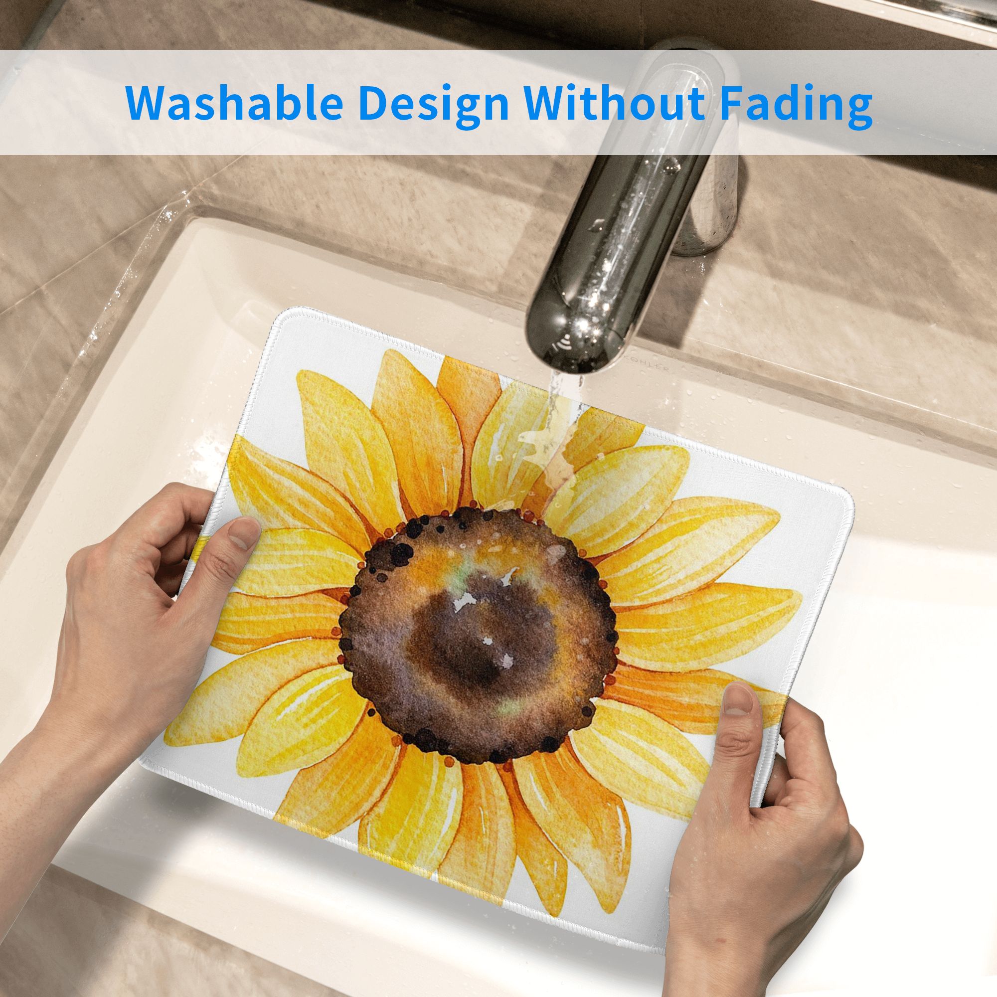 Aquarell-Sonnenblume, leuchten – Yellow Laptop Accessories Bewertung und Preis