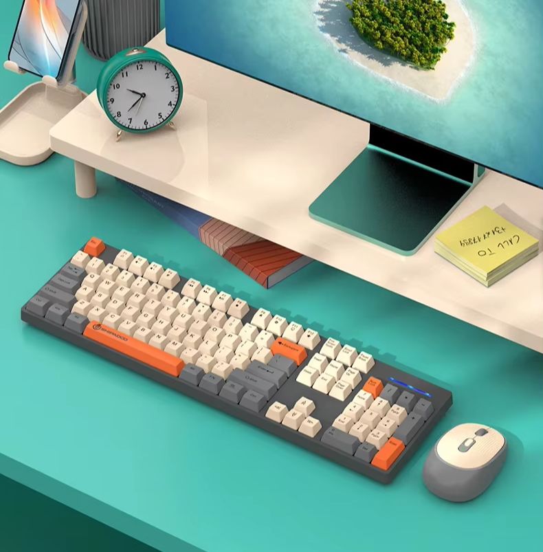 2.4G Büro-Wireless-PC-Tastatur – Laptop Accessories Combo Set Bewertung und Preis