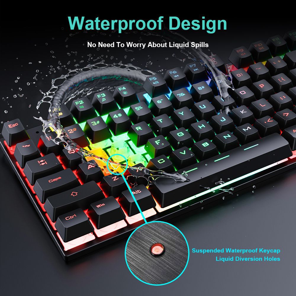 Wasserdichtes, leuchtendes, ka – Laptop Accessories Combo Set Bewertung und Preis