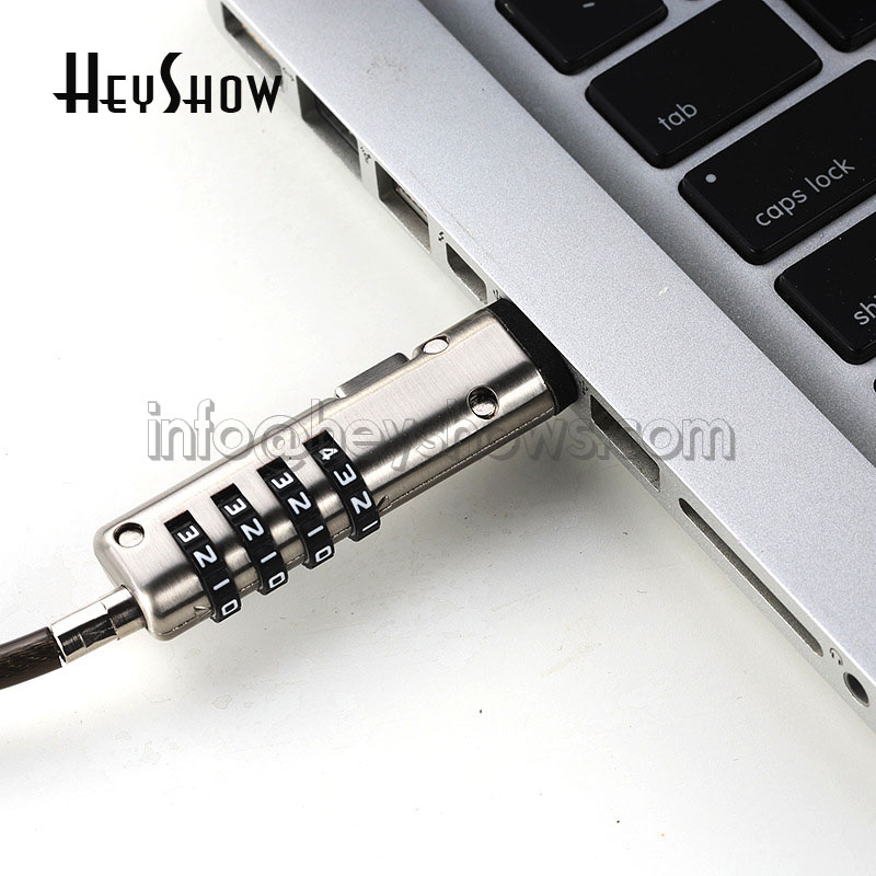 4-stelliges Passwortgeschützte – Laptop Lock Cable Bewertung und Preis