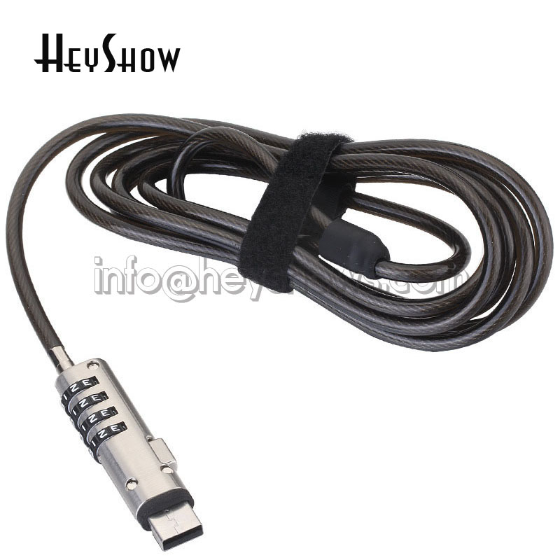 4-stelliges Passwortgeschützte – Laptop Lock Cable Bewertung und Preis