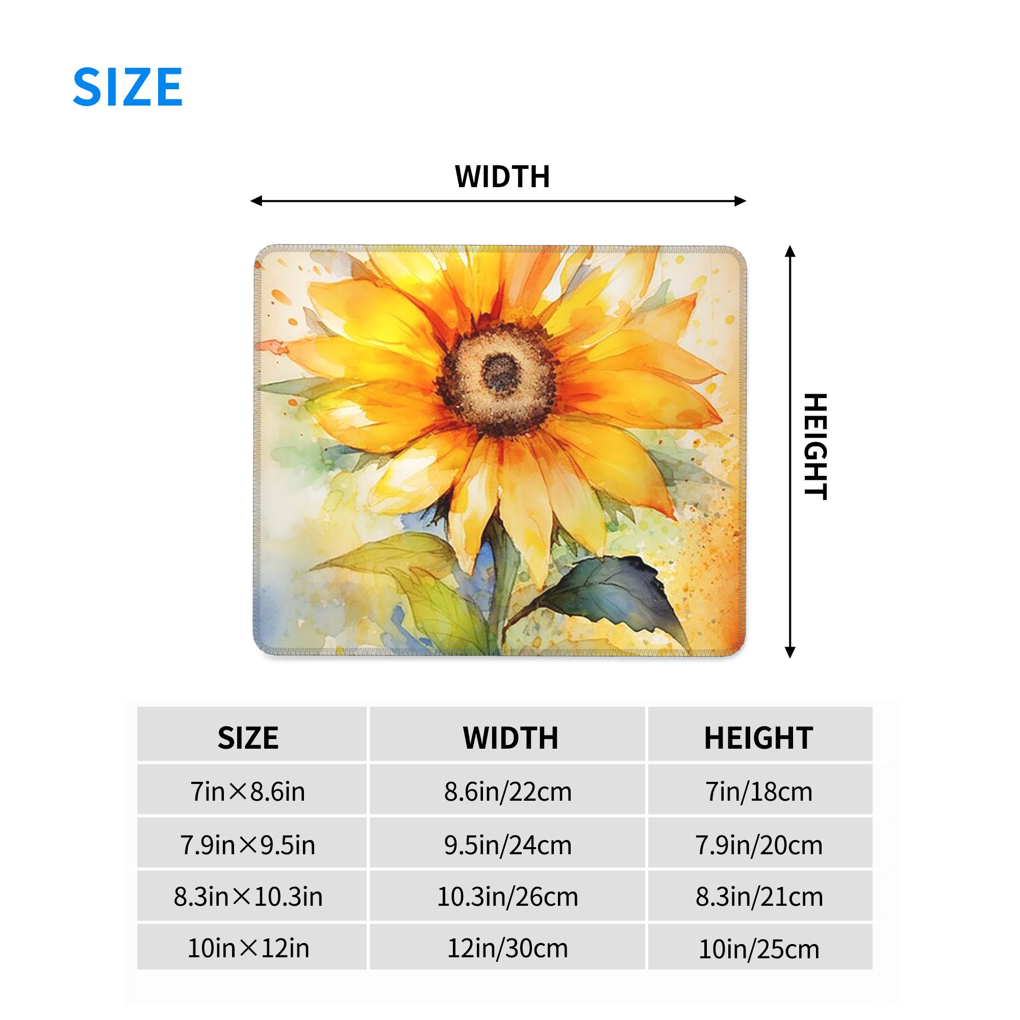Aquarell-Sonnenblume, leuchten – Yellow Laptop Accessories Bewertung und Preis