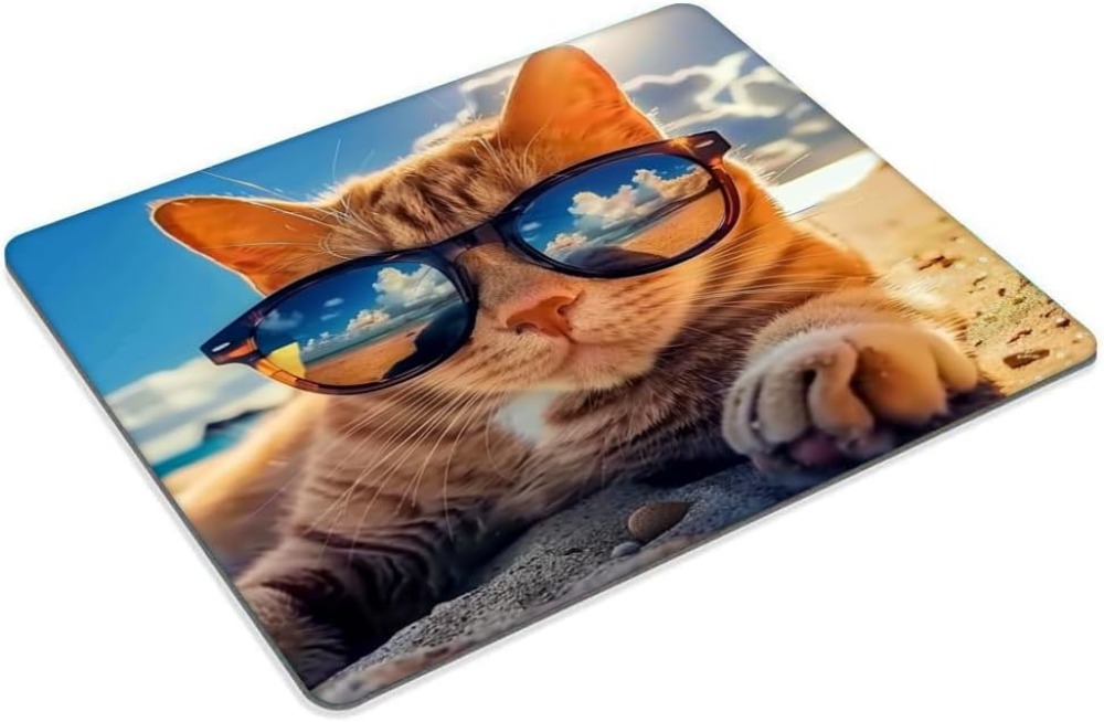 Sunshine Beach Cat Mauspad mit – Laptop Accessories For Wrist Support Bewertung und Preis