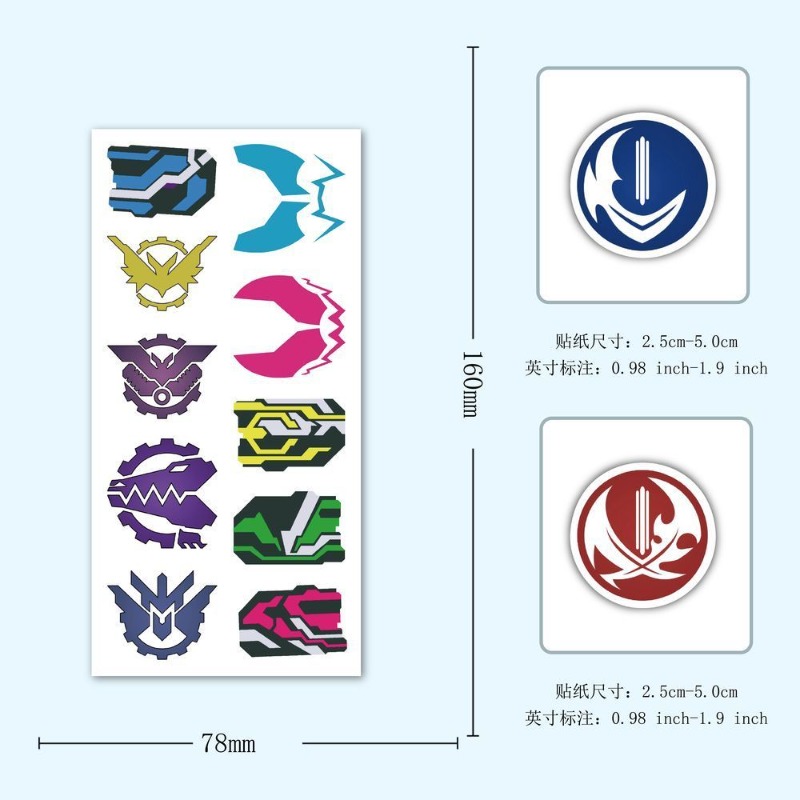 60 Blatt Kamen Rider Logo-Aufk – Laptop Accessories Wholesale Bewertung und Preis